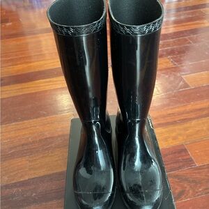Black Rain Boots